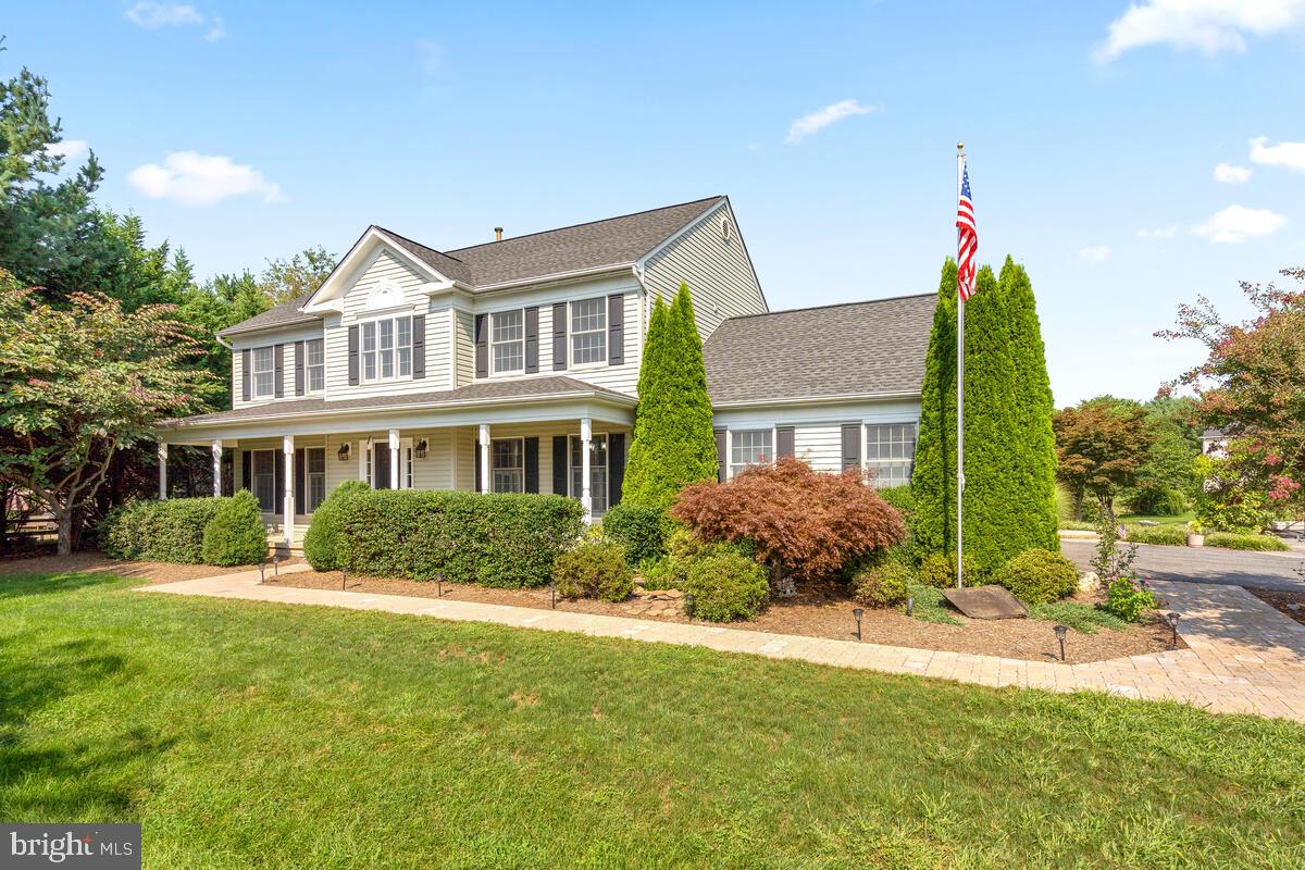 Nestled amongst the idyllic Watkins Choice community, at the end of the long, sweeping cul-de-sac, you'll find this one-of-a kind home standing prominently atop beautiful rolling meadows. Quaint, suburban living with the peace and tranquility so many seek out in Frederick County. This home has been thoughtfully renovated for its next owners to start anew. Recessed lighting has been added through the main level to compliment the stunning new white quartz countertops, stainless steel appliances, and brushed nickel fixtures. With fresh paint, carpet, and refinished hardwoods throughout, this home is move-in-ready. The master bath received a full renovation as well including an oversized shower, frameless LED mirror, and a luxury free-standing soaking tub. The conveniences don't stop there, however. The outdoor living space has been carefully pieced together over the years to best utilize the space. An outdoor kitchen with top of the line appliances and an expansive patio covers the rear stretch of the home, while just past you'll find manicured gardens & various planting areas. Mature trees surrounding the home provide a sense of peace and privacy year round. This home truly is a beauty to behold, schedule a tour and come fall in love!