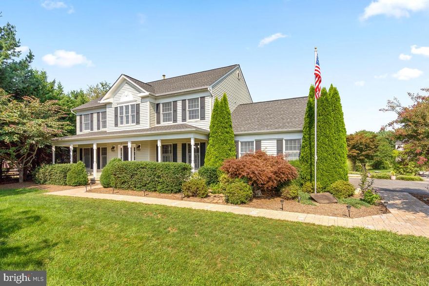 Nestled amongst the idyllic Watkins Choice community, at the end of the long, sweeping cul-de-sac, you'll find this one-of-a kind home standing prominently atop beautiful rolling meadows. Quaint, suburban living with the peace and tranquility so many seek out in Frederick County. This home has been thoughtfully renovated for its next owners to start anew. Recessed lighting has been added through the main level to compliment the stunning new white quartz countertops, stainless steel appliances, and brushed nickel fixtures. With fresh paint, carpet, and refinished hardwoods throughout, this home is move-in-ready. The master bath received  a full renovation as well including an oversized shower, frameless LED mirror, and a luxury free-standing soaking tub. The conveniences don't stop there, however. The outdoor living space has been carefully pieced together over the years to best utilize the space. An outdoor kitchen with top of the line appliances and an expansive patio covers the rear stretch of the home, while just past you'll find manicured gardens & various planting areas. Mature trees surrounding the home provide a sense of peace and privacy year round. This home truly is a beauty to behold, schedule a tour and come fall in love!