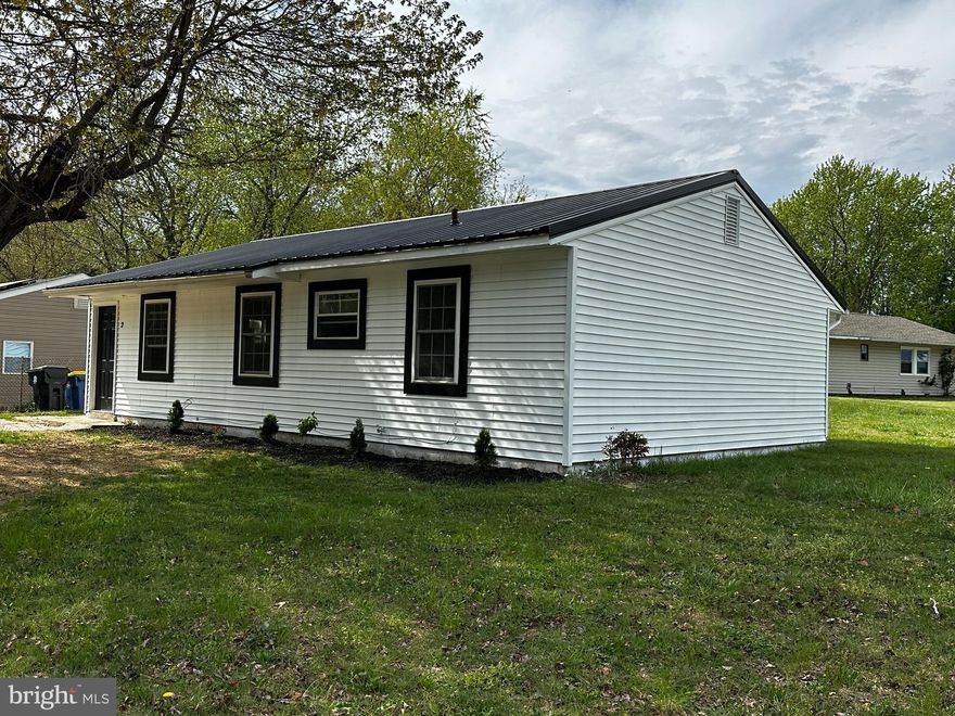 Move-in ready and just outside the City of Dover limits with no city taxes. This newly renovated 3 bedroom, 1 bath home sits on a desirable corner lot and offers convenient access to Route 1, shopping, restaurants, and everything Dover has to offer. Recent updates include a brand new roof, new heat and air conditioning, a completely renovated kitchen and bathroom, new flooring throughout, and fresh paint. A new driveway is also being installed. The home is bright, clean, and ready for its next owner. Whether you are a first-time buyer or looking to downsize, this property offers comfort, convenience, and great value