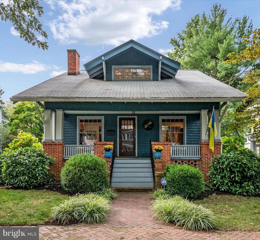 Enjoy the opportunity to be in the Historic Easton downtown setting! Walkable to restaurants, shops, nature trails and parks. This charming craftsman home is move-in ready, with two bedrooms that have their own private ensuite baths. One conveniently located on the first floor, while the entire second floor is dedicated to a spacious primary suite with two walk-in closets and additional flex space for a home office. Primary bath features upgraded vanity, spa tub and separate shower. Main floor has a terrific flow for entertaining. Fantastic outdoor living on front porch, screened in porch off kitchen and back yard. Recent improvements include new interior and exterior paint, new light fixtures, custom pine TV cabinet in living room, and replaced shingles on garage with new door. Abundance of storage in basement and garage. Landscaping has gorgeous plantings and yard is low maintenance with sprinkler system. This home embraces the historic esthetic of Easton with modern amenities and comforts!
