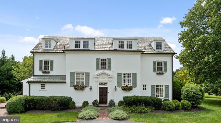 Welcome to  this exquisite country manor home that was built in 1911.   Nestled on a sprawling, flat 2-acre double lot this home is situated majestically back from the road and enveloped by lush, mature landscaping. This residence offers privacy and tranquility, yet is close to all the conveniences of Wayne . The moment you enter, you'll be captivated by the grandeur of high ceilings, gleaming hardwood floors, and crown molding  that adorn the ceilings.

As you step  into the inviting embrace of the first floor, you'll discover an expansive living room bathed in natural light with large picture windows and a beautiful fireplace which is  an ideal space for relaxation and entertainment. The neighboring  dining room boasts a beautiful bay window area that opens up to the stone patio providing  an elegant setting, perfect for hosting lavish dinner parties or intimate gatherings. The updated kitchen has  stainless steel appliances and granite countertops,  with space for  any aspiring chef's creations. A convenient updated half bath and a cozy computer nook complete the main level.  
Ascend the gracefully sweeping staircase to the second level, where the primary suite beckons with an ensuite bathroom complete with gorgeous  finishes and a generous walk-in closet. An adjoining den/office provides a comfortable  retreat, replete with a fireplace and built-in book shelves. A jack-and-jill bathroom connects to a second bedroom on this floor.   In addition, there is a well-appointed laundry room and ample storage .

The third floor consists of  three large  bedrooms and  a full bath. There is also a large storage closet for all of your needs. An unfinished lower level with high ceilings can be finished to your taste.  
There  is also a detached three car garage with a large unfinished space upstairs that  has the versatility to be converted into an in-law suite, party space or additional office space.

Beyond the impressive interior, the enchantment continues outdoors. With the advantage of two parcels, 43-11B-0060 and 43-11B-0060.0100, the opportunities for expansion are as boundless as your imagination. The sprawling grounds present the perfect canvas for designing your dream outdoor oasis, from a serene garden retreat to a recreational haven. 

Located within the award winning  T/E school district, this remarkable manor resides on the highly desirable  Red Fox Lane, known for its vibrant sense of community. Experience the annual Halloween parade and gatherings that bring neighbors together. Easy access to all major highways (I-76,I-476 and Rte. 202), the Strafford train station and all the shops and restaurants of Wayne, make this a perfect location for Main Line living.  Embrace a lifestyle of sophistication, comfort, and connection in this exceptional residence that seamlessly marries timeless elegance with modern convenience. Your forever home awaits.  This listing is for the house at 423 Old Eagle School Road and the additional lot at 507 Red Fox Lane- Potential for a sale of the home without the lot at a lower price.