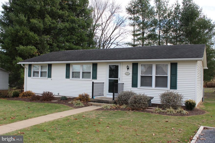 Well maintained home with so many improvements made over the years.  Fenced in back yard and a nice storage building.  One level living, custom kitchen cabinets, washer and dryer on main level too.  Full unfinished basement.  Nice deck on back with steps.  Come see.