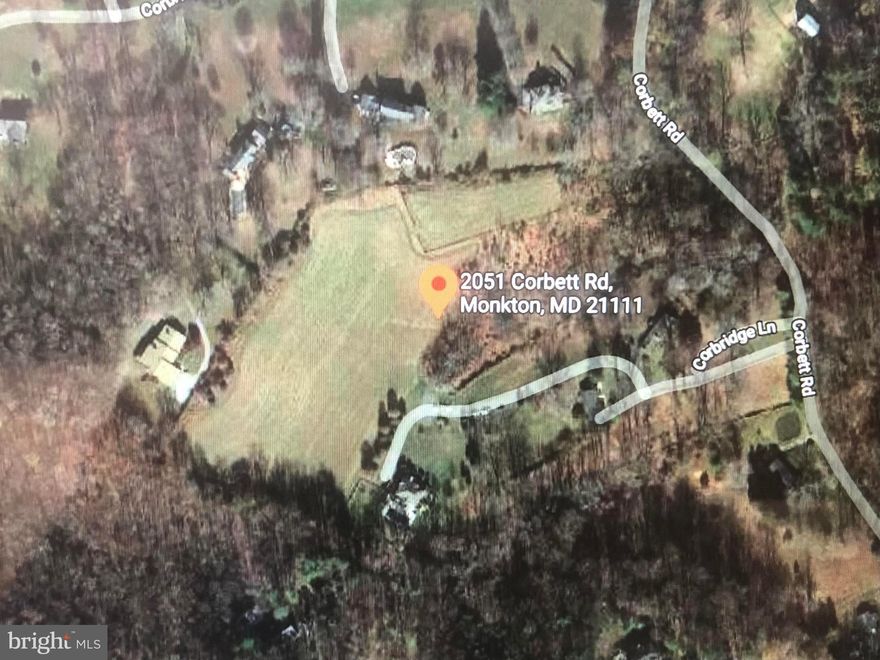 Rarely available beautiful 10+ acre lot in the heart of Monkton and Maryland Hunt Country!  Last and largest lot in a small subdivision that sits well off of Corbett Rd.  Paved driveway and utilities are in place. Lovely setting for your dream home. No builder tie in. Bring your horses, alpacas, etc. and make this a perfect farmette! This lot can not be subdivided. Seller to drill well and waiting on updated perc approval. Do not drive up to property without an appointment.