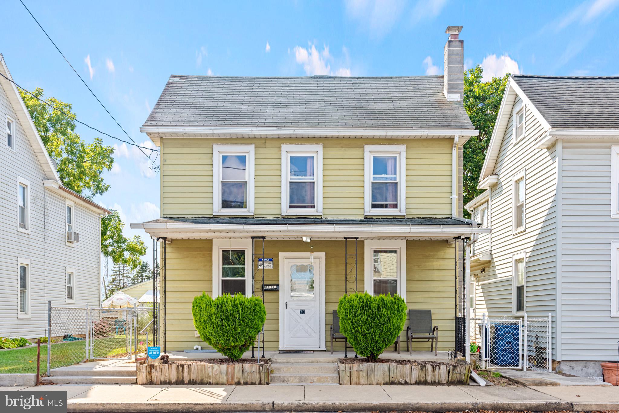 Charming 2-story home in the heart of Hummelstown! This property offers 3 bedrooms, 1 full bath, and 1 half bath, with a versatile office/den located just off the living room. Enjoy a spacious backyard perfect for entertaining, along with a detached 2-car garage. The partially finished basement adds additional living options, including a small bedroom near the laundry area. Recent updates include new flooring and a furnace installed in 2023, providing peace of mind for the next owner. Conveniently located just minutes from downtown Hummelstown and Hersheypark. Don’t miss your chance to see this one—schedule your showing today!