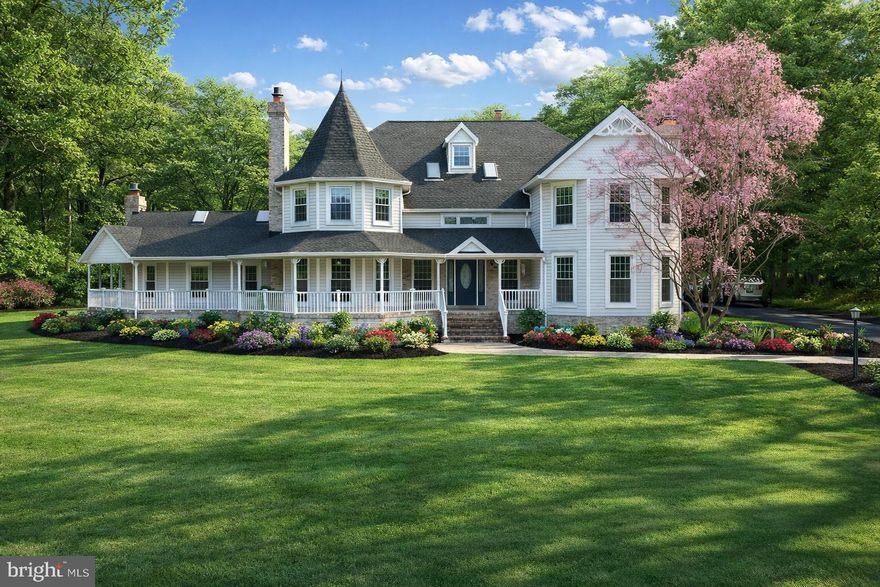 Beautifully maintained and thoughtfully updated 5-bedroom, 3.5-bath residence set on over an acre in the Advocate Hill Farms community. Offering more than 5,500 square feet above grade and over 8,000 total square feet, this home combines scale, craftsmanship, and refined updates throughout.

The main level showcases newly refinished wood flooring, soaring ceilings, and an expansive, well-designed layout. Multiple living and entertaining spaces include formal and casual areas, each enhanced by detailed millwork, abundant natural light, and five fireplaces that create warmth and architectural interest.

The kitchen is designed for both function and style, featuring a large center island, table space, generous cabinetry, and seamless flow into surrounding gathering areas. French doors and large windows frame views of the property and provide access to outdoor living spaces, including a wraparound porch and rear deck.

Upstairs, the primary suite offers a spacious retreat with a fireplace, private bath, and ample closet space. Additional bedrooms are generously sized and supported by well-appointed baths.

The full lower level with outside access provides substantial space for storage, recreation, or future customization.

Additional highlights include a 3-car attached garage, geothermal heating and cooling, central vacuum system, and private well with septic. The property is set on approximately 1.07 acres with mature landscaping and a tree-lined backdrop, offering a peaceful and expansive setting.