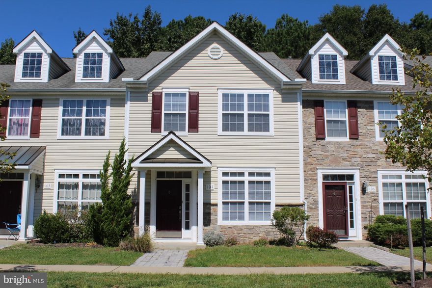 Why Rent when you can own? Very nice 3 bedroom 2.5 bath townhouse! Kitchen, Living Room Separate Laundry Family Room that leads outdoors. All new paint, flooring, and carpet throughout. .  Within minutes to shopping, dining, & schools.  Easy commute to Salisbury and Easton.