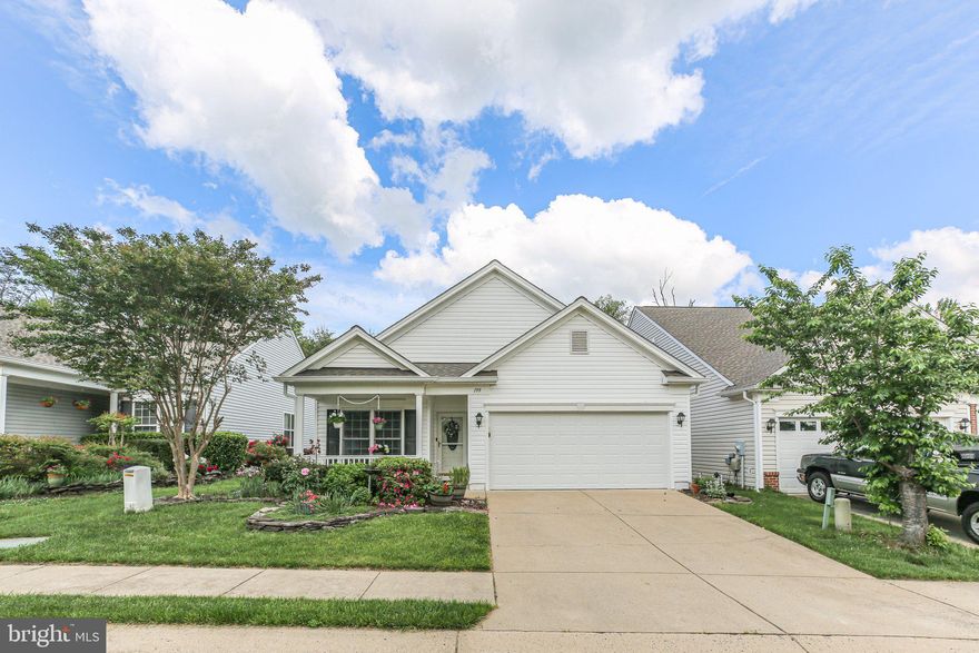 This charming York Model in the highly sought-after Falls Run community features UPGRADED FLOORING and ENERGY-EFFICIENT, UV-BLOCKING WINDOWS (2022) designed to help lower utility costs. The ROOF, SIDING, and GARAGE DOOR were replaced in 2021. The kitchen offers ample cabinet space, granite countertops, and NEW STAINLESS STEEL APPLIANCES (2024). The spacious primary suite includes a large walk-in closet and an en-suite bath with dual sinks and a walk-in shower. Backing to woods, the home offers a serene setting enjoyed from the SCREENED PORCH (2023). Bonus upgrades include a WATER TREATMENT SYSTEM and SLIDING GLASS DOOR (also energy-efficient and UV-blocking), both installed in 2022, and the decorative glass front door was installed in 2024.
Falls Run is a gated 55+ community  with resort-style amenities—renovated clubhouse, fitness center, indoor/outdoor pools, hot tub, game room, and more. Convenient to shopping, dining, and commuter routes.