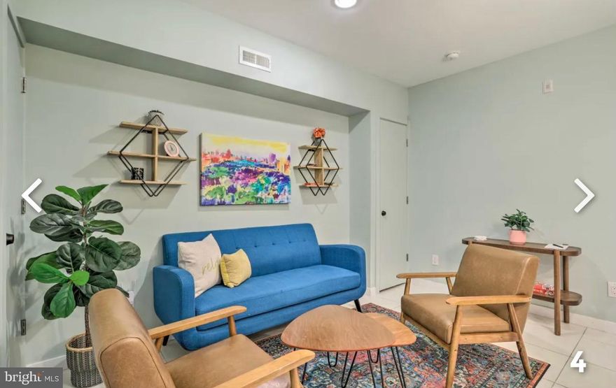 Enjoying Fishtown has never been easier!!! Your lower-level abode is just steps from Laser Wolf, Front Street Cafe, Bottle Bar, and Mulherin's. It's all within walking distance of your front door. Modern, furnished, 1 bedroom 1 bath apartment in this 6 year old Triplex fits the bill! Beautiful kitchen with the layout to unleash the interior designer in you. Enjoy the large storage area next to the bedroom for all your miscellaneous goods. Landlord pays all utilities plus internet! Remember Walkscore?  This address is a 97! Only one block from the train station.  The unit is in the basement. There is no laundry. 

Landlord wants to rent it furnished but is willing to store furniture for an additional $100/mo.