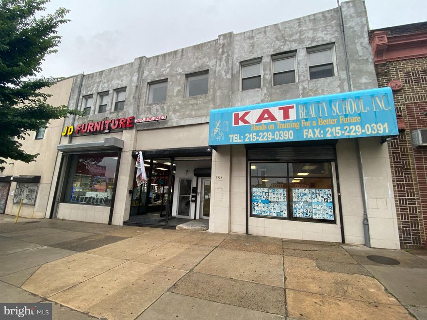 Excellent opportunity to own a 11,362 sq ft mixed-use building in a highly active, high-visibility corridor on Broad Street, conveniently located along a subway line. This well-maintained property features three separate units with individual utilities, offering strong income potential and flexibility for investors or owner-users: First Floor – Two Units (4,500 sq ft each): Furniture Store: Currently leased at $4,500/month (NNN)
Beauty School: Owner-occupied with a projected rent of $4,500/month (NNN)
Second Floor (2,000 sq ft): Fully leased to a healthcare office
Includes 3 large offices, waiting area, and full bathroom
Income Highlights: Current Gross Rental Income: $132,000 annually
Additional potential income from Beauty School: $54,000 annually
Fully occupied projected income offers strong upside
Key Features: NNN leases reduce landlord expenses
Separate utilities for each unit Flexible use: ideal for office, medical, retail, educational, or warehouse space
Located in a busy, transit-accessible commercial area
Investment Potential: This property is ideal for investors seeking stable income with upside potential, or for owner-operators looking to occupy while generating rental income.
Showing Requirements: Proof of funds required prior to scheduling a showing.