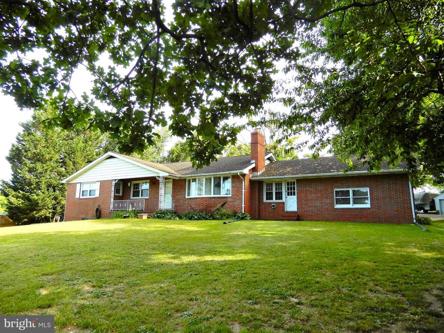 Great Brick Rancher with 3 Bedrooms and 3.5 Bathrooms. 2 full levels of living space for a total of 3506 approx square feet. Main level has 3 Bedrooms, 2.5 Bathrooms, Sitting Room w/pellet stove, Beautiful Gourmet Kitchen with Corian counters, Dining Room, and Living Room with Fireplace. Full finished basement with Recreation Room and pool table,  Additional room  can be used as an Office or 4th Bedroom, large Utility room, Bonus Room that could be used for wine storage, or additional storage and door to the yard. Home sits on a beautiful 1.38 acre lot, attached 2 car garage,  detached 2 car garage with electric, and a 20 x 12 lawn Storage Shed behind the detached garage. You don't want to miss this one!!!!