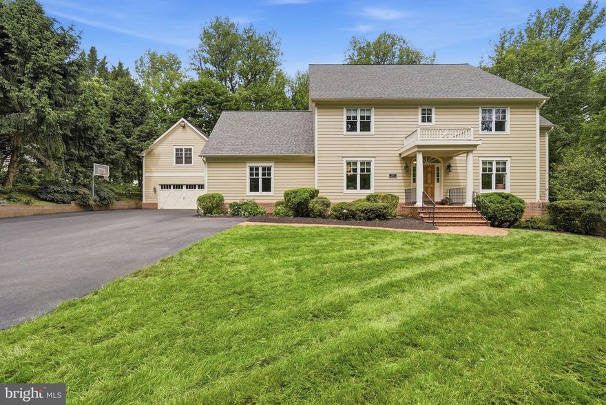 A rare opportunity to enjoy the privacy of a four-acre estate while remaining close to town, shopping, and major commuter routes!  Set far back from Hunter Mill Road, this exceptional property combines serene surroundings with unmatched accessibility — truly the best of both worlds.   The additional  detached garage with finished living space could be used as a guest house or on site office.  Beautifully updated throughout, the main level features a stunning new kitchen, formal living and dining rooms, family room leading to a large covered porch and deck, private study with built ins, and a mud room.  Upstairs is a wonderful primary suite with show stopping bathroom and amazing closets.  There are three additional bedrooms, two updated full bathrooms and a new laundry room.  A bonus loft level features two additional rooms, currently being used as a playroom and craft room. This is ideal flex space for work, hobbies, fitness, or guests.  The walk-out lower level offers exceptional recreation space including a game room, wet bar, theater room, bedroom, and full bath. Step outside to a gorgeous patio complete with hot tub for year-round enjoyment.  A built-in sound system enhances the home's entertaining appeal.  Updates include a new roof, all new wood flooring, carpeting, painting, lighting fixtures and new asphalt driveway.  A standout feature of the property is the oversized detached two-car garage with approximately 600 square feet of finished living space above, complete with a kitchenette and half bath that could easily be converted to a full bath. Perfect for an office, studio, or guest suite. With four oversized garage spaces, extensive driveway parking, wooded privacy, and a location less than five minutes to I-66, the Dulles Toll Road, grocery stores, and town amenities, this property delivers an extraordinary lifestyle rarely found in today’s market.