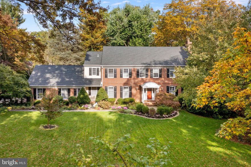 Welcome to 237 Glenmoor Road, a stunning 2-story colonial nestled in the bucolic town of Gladwyne. Situated on a cul-de-sac street, this home offers a tranquil and private setting.

 Step into the gracious center hall foyer with hardwood oak flooring that flows throughout the main level. The turn staircase adds a touch of elegance, while the dining room, adorned with chair rail and crown molding, sets the stage for memorable dinner parties. The formal living room features a cozy fireplace with a marble surround, perfect for relaxing on chilly evenings. The meditation/ morning room is a serene space with beautiful back yard views, crown molding and pocket doors.  Step down to the spacious family room, highlighted by a brick hearth fireplace and an outdoor exit to the patio. Built-in storage, beamed ceilings, and recessed lighting add to the charm and functionality of this inviting space. The eat-in kitchen is a chef's delight, boasting granite countertops, double sinks, and an island sink. The built-in microwave, double oven, and induction cooktop make meal preparation a breeze. Walk-through the kitchen to access the mudroom, garage, laundry room and back staircase and there is a powder room off of the center hallway.

On the second floor, the Primary Bedroom Suite includes a dressing area with a sink, walk in closet and an adjoins the skylight bathroom with an additional sink, tub, and a separate shower. Down the hall, there are 3 more bedrooms and a full hall bathroom with a tub. A 5th private, spacious bedroom suite with a bathroom and walk up attic access complete this floor. The walk out finished lower level accessed from the center hall and provides more living space. 

This home also features a two-car attached garage, a storage shed and flagstone patio, perfect for outdoor entertaining plus a whole house generator for peace of mind.   A truly serene and picturesque setting while still being close to shopping, dining, and recreational amenities and a short walk into Gladwyne Village. Don't miss the opportunity to own this extraordinary residence..