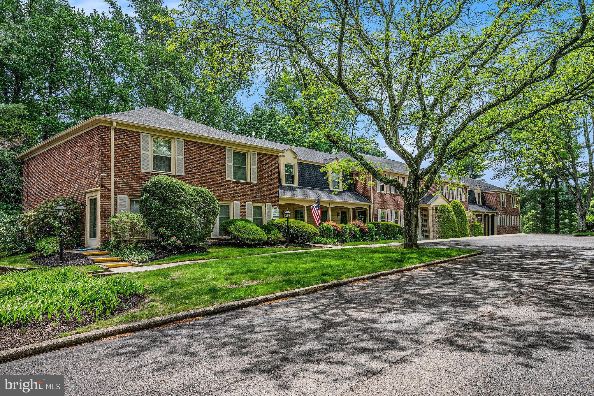 New Listing - Lower Gwynedd! Welcome to your charming new home in the picturesque community of Georgetown of Philadelphia. On the first floor of this 2-bedroom, 1.5-bathroom townhome, you'll find a functional eat-in kitchen featuring a striking brick feature wall and copper range hood that adds texture and character to the space. The kitchen is equipped with stainless appliances, generous counter space, and practical cabinetry suited for everyday use. Laminate wood flooring runs throughout most of the first floor, offering both warmth and durability. Large windows allow for an abundance of natural light, creating a bright and inviting living area. Upstairs, you'll find two nicely sized bedrooms with ample closet space and ceiling fans. The remodeled hall bathroom features a classic design with an attractive 5-foot shower, stylish tilework, and updated fixtures—providing both comfort and functionality. Just off the main living space, a beautifully landscaped, enclosed, brick paver patio provides a private outdoor retreat—ideal for relaxing or entertaining. Georgetown residents enjoy a range of community amenities, including a refreshing pool for hot summer days, a clubhouse for social gatherings and events, and a tennis/pickleball court for staying active and enjoying friendly competition. With its prime location near the Penllyn Train Station and Ambler Yards, this townhome offers the perfect balance of suburban serenity and urban convenience. Explore nearby shops, restaurants, walking trails and entertainment options, or take advantage of easy access to major highways for seamless commuting to Philadelphia and beyond. Don't miss your opportunity to call this beautiful brick townhome in Georgetown your own.