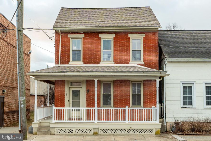 Welcome Home!!! Just steps from the square in Manheim new home offers 4 beds, 2 full baths spread out over 1600 sqft with brand new hickory hardwood floors and new carpet, updated kitchen featuring a white quartz coutertop, brand new stainless steel appliances and ceramic tile backsplash,Your 1st floor also offers a huge formal dining room, large living room and a full bath. All fresh paint, newer hot water radiator furnace, central air, screened in balcony, huge yard and over sized 2 car garage with a workshop make this an easy choice for your Manheim living.