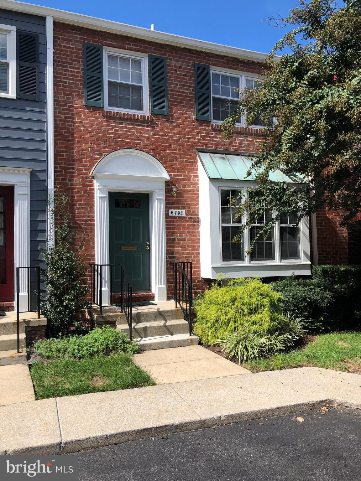 LOCATION! Wonderful 3 bedroom end unit town home in KENWOOD FOREST. Newer kitchen, paint & carpeting, 2.5 baths, separate dining room with French door leading to the patio, table space kitchen, sunny living room with bay window, LARGE attic with pull down stairs for storage, assigned parking right out front, & guest parking Walk to METRO, Crescent Trail, Bethesda Pool and downtown Bethesda.