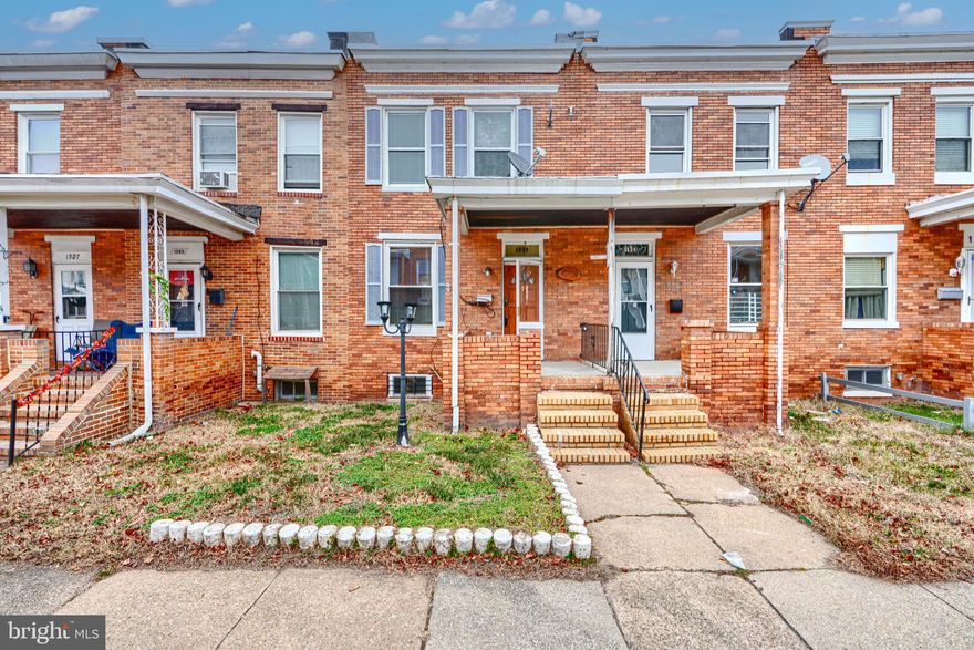 GREAT LOCATION ON WONDERFUL BLOCK ON 1900 BLOCK ON GRIFFIS STREET.  THIS PROPERTY HAS A STUNNING VIEW OF BALTIMORE CITY, BACK PATIO DECK, FINISHED BASEMENT, WASHER DRYER, UPSTAIRS TWO BED TWO BATH!  GREAT FOR RESIDENTIAL USE AND PERFECT FOR AN INVESTMENT PROPERTY FOR ALL BUYERS!  SCHEDULE UOIR SHOWING TODAY.