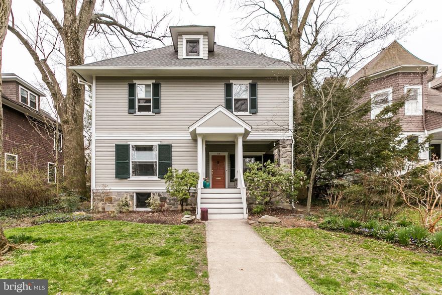 Welcome to this charming 5-bedroom, 2-full- and 1 1/2 bathroom classic Roland Park home that effortlessly blends original details with modern updates, creating a warm and inviting atmosphere throughout. 

As you approach, a cozy front porch welcomes you inside, where you’ll immediately be drawn into a spacious sitting room complete with a wood stove fireplace—perfect for relaxation and gatherings. 

The large living room features custom built-ins, offering both style and functionality. The adjacent dining room has lovely proportions and lots of natural light. A home office with backyard views from every window awaits, offering a tranquil space to work or simply unwind.  The side yard private patio is ideal for al fresco dining or enjoying a cup of coffee in the fresh air?

The beautifully updated kitchen is a chef’s dream, with an oversized peninsula offering seating, ample counter space for prepping and cooking, and a large set of windows overlook yet another large patio and yard, making outdoor entertaining a breeze.

The primary bedroom is a peaceful retreat, featuring a walk-in closet and an updated en-suite bathroom (new in 2024)  for your comfort. Two additional bedrooms and another updated bathroom (complete with laundry) are conveniently located on the second floor.

The third floor offers a versatile layout with a spacious bedroom, a large den, and a bonus room—perfect for a Peloton, playroom, or any creative use you can imagine. The lower level is equally functional, offering a second laundry area and plenty of storage space.

This home boasts beautiful hardwood floors,  indoor wood shutters on all first floor windows and is bathed in natural light, enhancing the welcoming atmosphere. Outside, a detached carriage house provides ample storage for lawn equipment, bikes, and toys, while the second level of the carriage house is a blank canvas for your imagination. There is a parking pad next to the carriage house, a wood shed and a fully fenced-in back yard.  The lovely outdoor space is ideal for relaxing or entertaining in this wonderful location. 

Situated just a short walk from the shops and restaurants on Cold Spring Lane, this home offers the perfect balance of comfort, charm, and convenience.