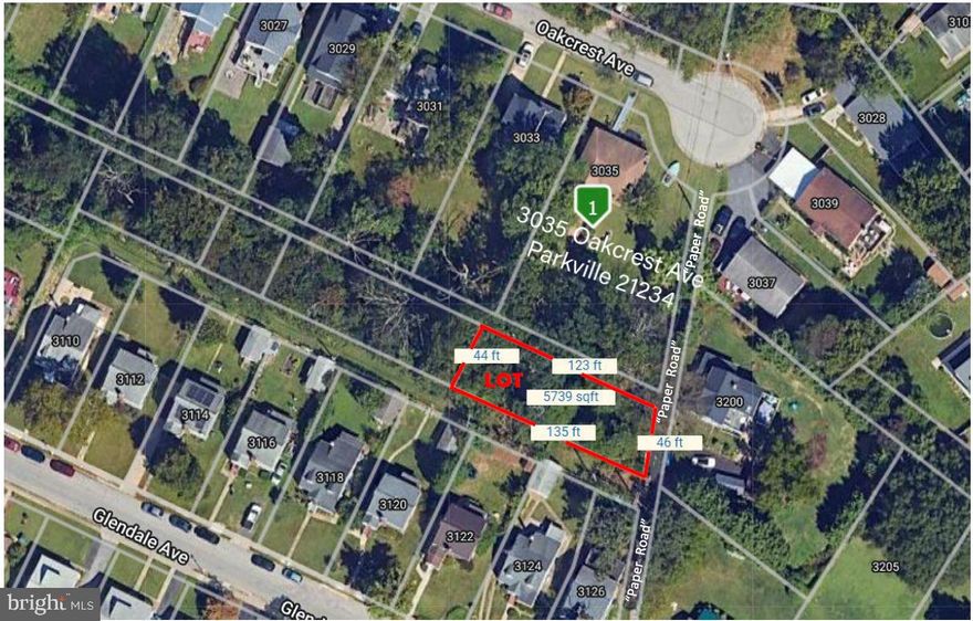 POTENTIAL BUILDABLE LOT IN PARKVILLE!!! Water and Sewer Hookups Available.  Buyer must do all research to ensure buildability.  SELLER MAKES NO WARRANTIES OR REPRESENTAIONS! BUYER MUST DO ALL AND ANY RESEARCH!!!