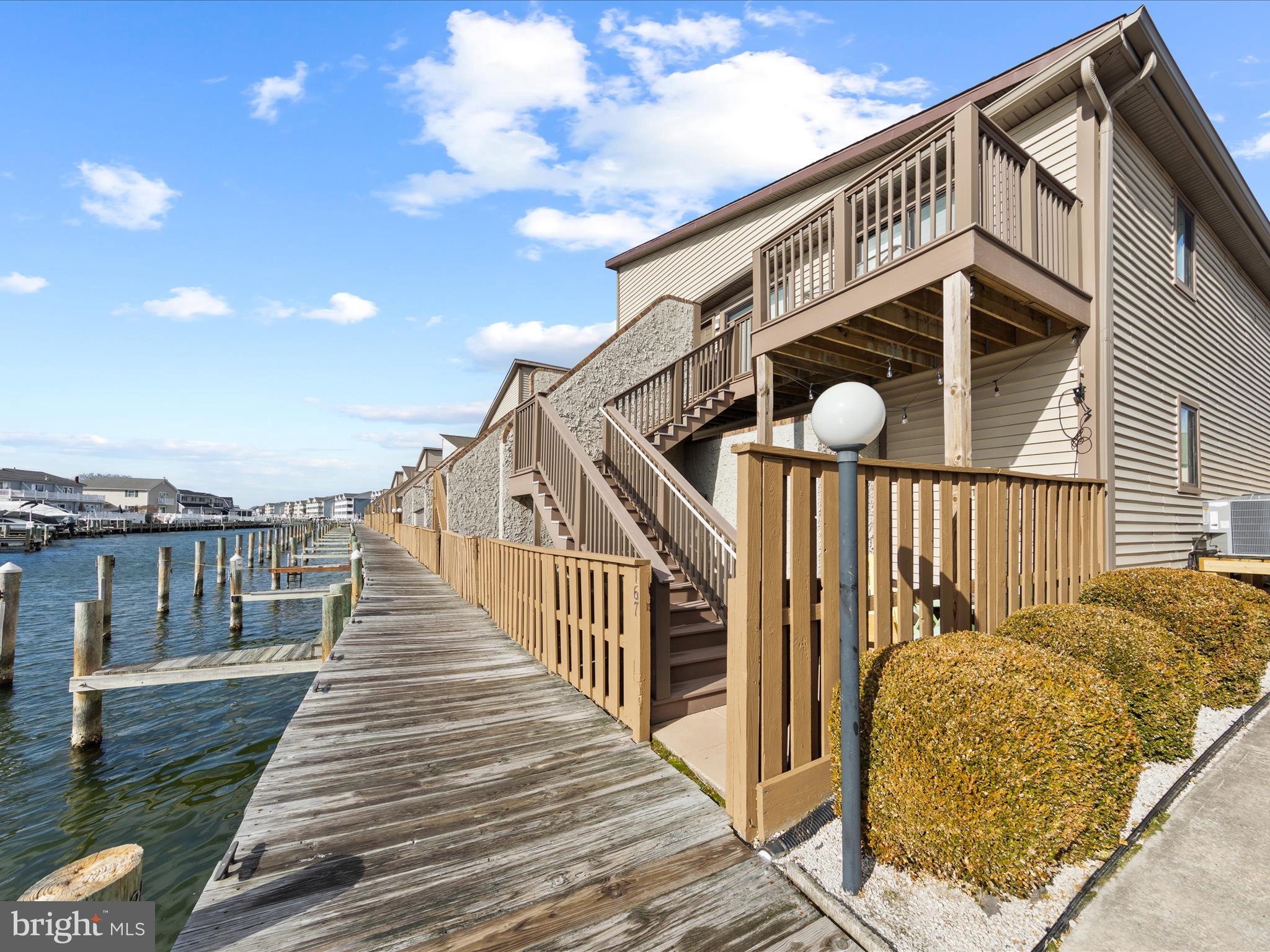 Are you looking for a waterfront condo? Need a private, deeded boat slip? Are you looking to for an AirBnB in Ocean City? Well you are in luck as this beautiful condo has all of this and much more. This ground floor condo has two bedrooms and two full bathrooms. The primary bathroom is attached to the primary bedroom and the second full bathroom offers a large soaking tub and stall shower. Enjoy the day at the beach which is a short walk away then come back to your condo and cook by the water. You could also enjoy the day on your boat from your own dock. Looking for places to eat or other things to do? This condo is located close to shops, restaurants, fun and entertainment. What is not to love? Schedule your showing today.