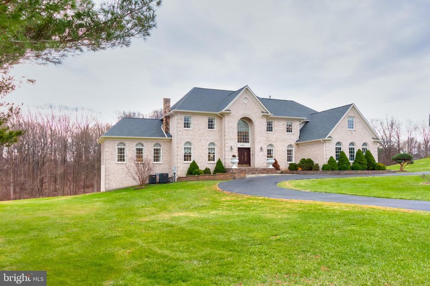 Private Country Estate.  Huge price reduction!! Come and see this  9,100 sq ft  custom built home.  Situated on almost 4 acres  backing to creek  and woods.  Minutes to Olney's shops and restaurants. Dramatic foyer  entrance  featuring an  exquisite European crystal chandelier and curved staircase.   Many large windows fill this house with  light and relaxing views.  The gourmet kitchen has everything you need for family cooking to large entertaining.  There is even a second auxiliary kitchen to use for those special occasions.  The kitchen opens to the  two story great room which centers around one of the 4 fireplaces. The main level also includes a large dining room ,  cozy living room, a sunroom, and a home office which can be used as a first floor bedroom  if needed.  The first floor has a full bath, and powder room.  The second floor can be reached by one of the 2 staircases that lead to the open hallway that overlooks the great room and foyer. There are 4 bedrooms and 3 full baths on this level.   The master suite features a sitting room with a double sided gas fireplace, a huge  closet room, and a luxury master bath with Jacuzzi tub , shower, and double sinks.  On the lower level there is a large recreation room with a wood burning fireplace and wet bar.  You also have a media room, 2 bedrooms, and a full bath   Enjoy outside entertaining on the patio and deck.  There is a 3 car garage and a one car detached garage.  The roof and gutters are 1 year old,, and the 2 zone HVAC system is new.   Come and see this unusual property.  You will not be disappointed.