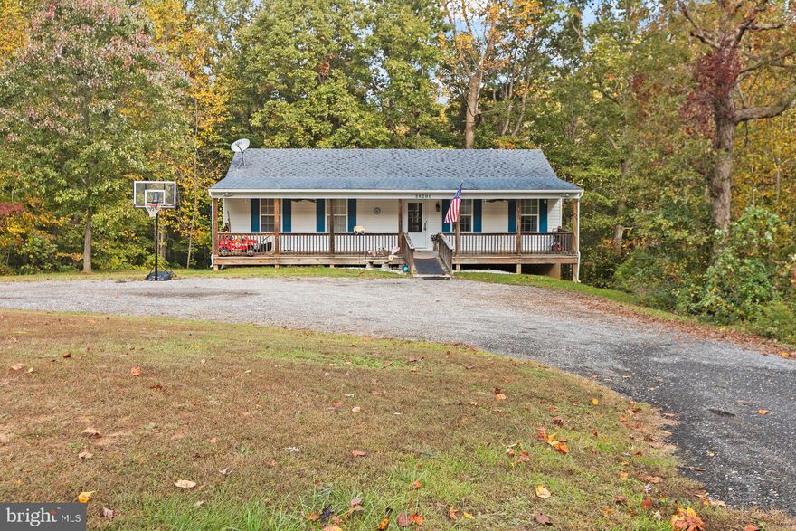 5 Bedroom 3 Full Bath Rambler in Mechanicsville!  Nice huge covered front port!  Full finished basement that has 2 bedrooms and 1 full bath in it.  Tons of parking!  2 acres.  A lot of potential.  Priced to sell!  As is only!