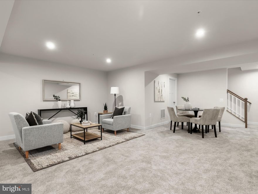 Find easy living at Grace Woods, a vibrant new 55+ community designed for comfort, style, and connection. This coveted and impeccably designed Eden Cay 3-bedroom, 3-bath rancher model exemplifies luxury and elevated living with the perfect blend of modern convenience and timeless charm, with thoughtfully designed spaces to support your lifestyle today—and tomorrow. From the moment you walk through the door, you're greeted by an open-concept layout that invites natural light to flow throughout the home. The sun-filled living room features plush wall-to-wall carpeting, creating a warm and welcoming space for relaxing or entertaining guests. The adjacent eat-in kitchen is a standout, with elegant LVP flooring, gleaming quartz countertops, and stainless steel appliances. A central island provides plenty of workspace and seating, while the spacious pantry keeps everything within reach yet neatly tucked away. Whether you're enjoying a quiet breakfast or hosting friends, this kitchen offers both style and functionality. The main level continues with a luxurious primary bedroom suite that’s been thoughtfully designed with comfort in mind. Here, you'll find a large walk-in closet and a private en suite bath—your own peaceful retreat at the end of the day. Two additional bedrooms offer flexibility for overnight guests, a home office, or creative pursuits. A full hallway bath serves these rooms with ease. Convenience is at the forefront of this home's design, including a well-appointed laundry room on the main level. With beautiful front-loading washer and dryer units, this space makes daily chores a breeze.  Downstairs, the lower level adds even more room to spread out. A fully finished recreation room with brand-new carpeting is the perfect setting for a game night, movie marathon, or hobby haven. There's also an unfinished area that provides generous storage space or the potential to finish to your needs—perhaps a workshop, fitness room, or guest suite. Grace Woods is more than a neighborhood—it’s a lifestyle. Planned amenities include a clubhouse, sparkling pool, fitness center and pickleball courts, offering residents ample opportunities to stay active and connected. Whether you prefer socializing with neighbors or simply enjoying the peaceful surroundings, there’s something here for everyone. Ideally located near the historic town of Havre de Grace, you’ll enjoy charming shops, waterfront dining, and scenic parks just minutes from your doorstep. Easy access to Aberdeen Proving Ground and Interstate 95 puts everything you need within reach while keeping you connected to greater Maryland and beyond. Come experience the comfort, convenience, and community of Grace Woods.