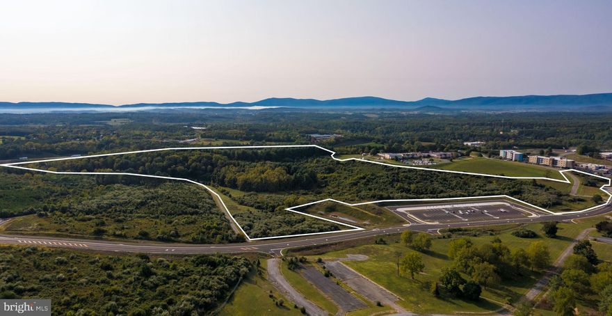 Staunton Crossing, 50 acres of prime B-2 divisible land ideal for retail development, is in a great location in rapidly growing Staunton, VA.  This property is an ideal setting for retail and land investment opportunities and offers excellent transportation characteristics that make it accessible to businesses and customers alike. One of the key transportation features of Staunton Crossing is its almost 1-mile frontage on Interstate 81 at Exit 222 and its location at the intersection of I-81 and I-64. This central location provides easy access to major highways, making it an accessible location for businesses to transport goods and services in the heart of the Shenandoah Valley.  Divisible - $125,000 per acre.