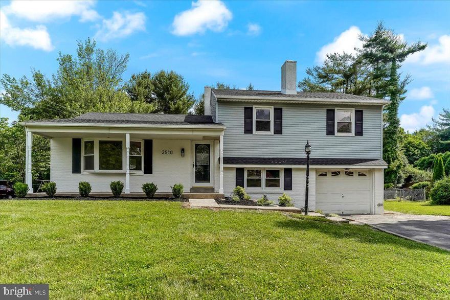 Welcome to 2510 Damian Drive located in the desirable Upper Moreland school district. This beautiful 3 bed, 2.5 bath property, which sits on a large, half-acre lot, has been completely renovated, with new kitchen, appliances, bathrooms, tiles, vanities, fixtures, flooring & paint throughout, a complete new HVAC system with new condenser, heat pump and ductwork, fully finished basement, new roof on both the main house and shed along with new paint & landscaping at exterior. There is over 1,000 feet of extra usable are with the  garage at 531 sq ft and basenment at 492 sq ft which adds to the home's already officially listed 1,400 sq ft abundance. Don't miss the opportunity to make this wonderful property your own. Schedule a showing today, and experience a beautifully renovated home in an established family friendly neighborhood.