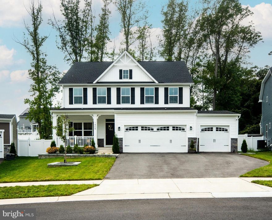 **VA Assumable loan for eligible VA buyers at a 2.75% rate, must be approved by lender and other conditions apply***

Stunning 4 bedroom, 3.5 bathroom home located in the Woodlands, an all-ages subdivision in the Two Rivers community.  This Columbia model Ryan home is situated on a premium lot backing to trees and located on a quiet, interior street with low traffic and an open space common area.  With this incredible lot and over $70,000 in owner upgrades, it’s better than new construction!!  

The main level boasts a contemporary open concept design with abundant natural light, creating a warm atmosphere while maximizing functionality and comfort.  With a 3-car garage, upstairs laundry room, partially finished basement, covered front porch, beautiful backyard patio & rear porch, and fenced in backyard, this home has it all.  Additional owner upgrades include tile backsplash in the kitchen, stunning wet bar in the basement, upgraded fans & lighting & blinds throughout, underground lawn irrigation system, exterior house lighting and camera system, gutter guards with 6-inch oversized gutters on the backside (with transferrable warranty), sump pump with battery back-up and the whole house is ethernet wired for optimal internet connectivity.

Great attention to detail has been made throughout this entire home – lives like new!  Schedule a showing today!

Two Rivers amenities include an outdoor pool with community swim team, tennis, volleyball, pickleball, and basketball courts, clubhouse, gym, community garden, and dog park.  Location allows easy access to major commuter routes including 32, 50, 95, 97 and is convenient to Fort Meade, BWI, Baltimore/Annapolis/DC and MARC train station.