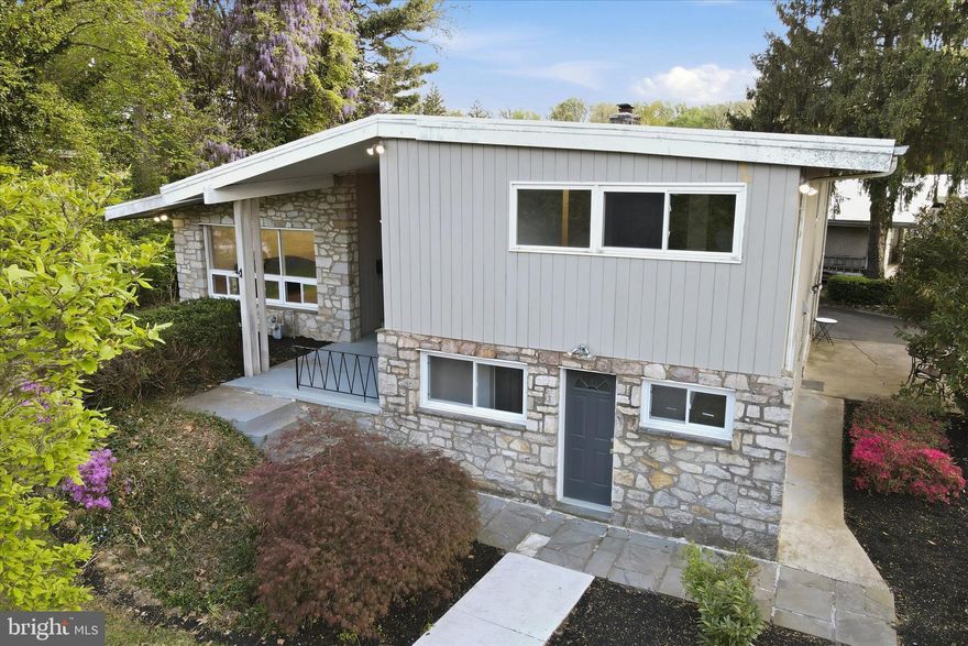 Discover 500 W Waverly Road in Glenside, an updated mid century modern home in a highly desirable neighborhood with tree lined streets, walkable amenities, and convenient access to parks, shops, and regional rail. The main level features a bright, open and updated living space that flows from the living room to the dining area and kitchen, perfect for both daily life and entertaining. Step outside to a serene private deck, an ideal warm weather retreat for morning coffee and evening gatherings. The finished basement offers incredible bonus space, easily envisioned as a home theater room, game room, or second family room. A separate entrance private additional space provides even more flexibility, with room for a living area, bedroom, and kitchenette. Use it as an in law or guest suite, a private office, or explore potential income opportunities if permitted by zoning and township regulations. With its combination of updated interiors, versatile spaces, peaceful outdoor living, and a sought after Glenside location, this home is ready for its next owner to move in and start their story.