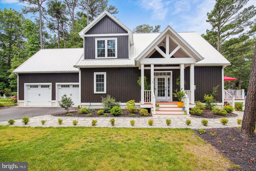 Peaceful and calming views abound from this 3-bedroom 2 bath house located on the canal in Ocean Pines. This spacious house was built in 2021 and ready for a you to add your personal touch for your permanent home, vacation home or investment property. This well constructed home features spacious views of the canals from the large deck, from the mail living areas and from the master bedroom.  This home is located within the amenity packed Ocean Pines community with access to golf, indoor and outdoor pools, the beach club in Ocean City, tennis, pickleball, walking/biking trails, boating activities and so much more. For those looking to enjoy the local waterways, Ocean Pines has a couple of Marinas with boat slips that do come available for sale or rent and there is also a convenient boat launch within a short drive from this home at the White Horse public launch. There are also several other Marinas and public launch sites in the area.  Don't miss this opportunity to have a newly built home for worry free living as this home has an encapsulated crawl space, all new appliances, hot water heater, HVAC system.  Home is on the canal. Frontage is roughly 18ft. This space does not allow for any dock to be constructed under current code. 



City, tennis, pickleball