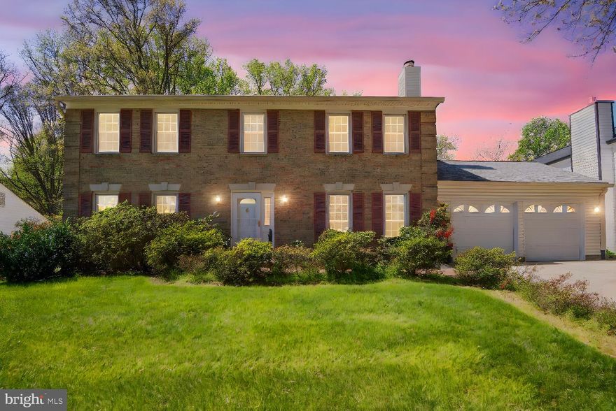 Beautiful Brick Front Colonial in Sought-After Derwood!
Nestled on a generous 12,000 sq ft lot, this charming colonial offers timeless curb appeal, thoughtful updates, and a welcoming layout perfect for modern living.  As you enter, you're greeted by gleaming hardwood floors and a spacious foyer that opens into a light-filled living room and a formal dining area—ideal for gatherings. The updated kitchen boasts stainless steel appliances, Corian countertops, and a new refrigerator, with sliding glass doors leading to an expansive brick patio. From there, step into a serene backyard oasis, surrounded by lush, mature trees and backing to a peaceful creek—perfect for relaxing or entertaining. Rare for this home style, a main-level bedroom provides convenience and flexibility, with easy access to a standing shower—ideal for guests or multi-generational living. The main-level laundry and access to the attached two-car garage add everyday practicality. The spacious primary bedroom downstairs features an updated en-suite bathroom, three additional well-sized bedrooms, and a full hall bathroom complete the upstairs. The finished basement includes a cozy carpeted area, ample storage space, and a utility sink. This home has been meticulously maintained, with major updates including a 6-year-old roof and a 4-year-old HVAC system and hot water heater.Nestled in a welcoming neighborhood surrounded by mature trees, just minutes from Shady Grove Metro, I-270, ICC/200, shopping, and dining, this colonial gem is the perfect blend of character, comfort, and modern upgrades- Welcome home! Property to convey AS IS. VIRTUALLY STAGED