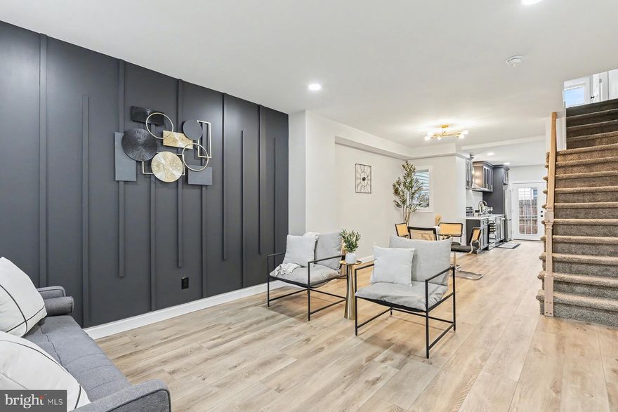 Welcome to this fully renovated Midtown gem showcasing a modern, eclectic vibe from top to bottom. Step inside to an open concept floor plan featuring a sleek accent wall and a brand new kitchen designed with high end style and functionality in mind. Upstairs features 3 spacious bedrooms and 2 full baths, including a spacious primary suite with an ensuite. Enjoy beautifully updated bathrooms with brand new tile surround showers and contemporary finishes throughout. Outside, relax or entertain in the private, fully fenced in backyard. Located in the heart of Midtown, you're just a short walk to Millworks, the Broad Street Market, and countless local favorites. This stunning home won’t last long, make sure to schedule your showing today!