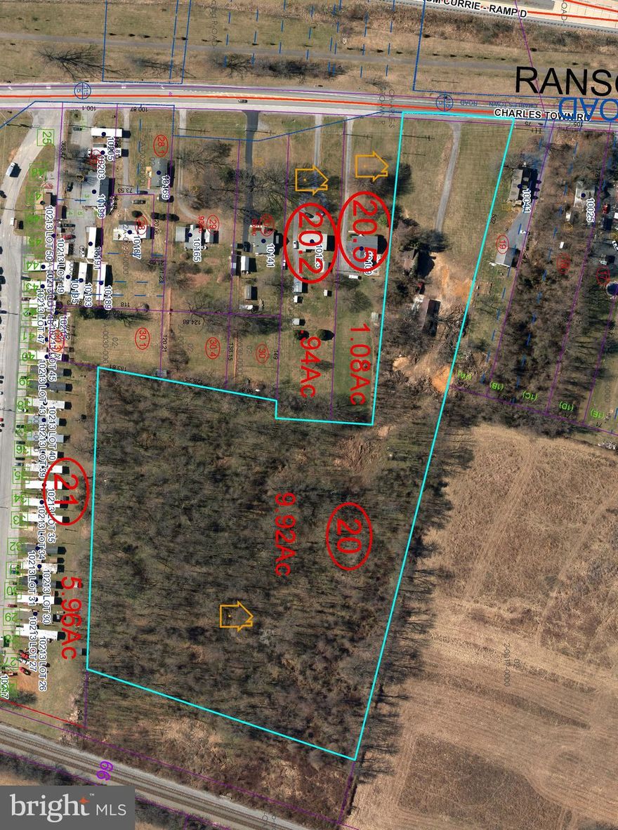 These types of properties are far and few between. Over 9 acres...Close to shopping, restaurants, entertainment and employers. Great commuter location to Northern VA, Winchester VA, Fredrick MD and Hagerstown MD. Located off of old Rt 9 Curry Rd exit.