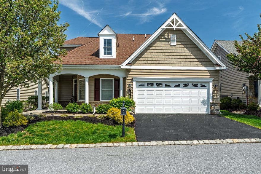 Are you looking for an incredibly stunning  home in a 55+ community that's filled with great details?  This is the one!  

This home was built with attention to detail and many really nice extras have been added.  

Upon entering, you'll notice gleaming hardwood floors (installed in 2020) which extend throughout most of the first floor along with an abundance of large windows allowing for plenty of natural light to come in.  The den features a custom-built gorgeous built-in desk with shelves.  The solid oak stairs with metal spindles lead to the second floor which offers a huge loft with built-in desk, a full bath, bedroom and huge unfinished storage space.  New carpet installed in 2020 on stairs and second floor. New vinyl installed in second floor full bath in 2020.   

Check out the view of the entrance and of the great room from the loft.  

You'll have ease of cleaning your new home with the central vacuum.  

The gorgeous custom cherry kitchen with breakfast nook is accented with stainless steel appliances, granite counter tops, outstanding tile back splash,  an abundance of pull-out drawers, recessed lighting and pendant lights over the island.   The stainless steel kitchen refrigerator is included. 

Cozy up to the gas fireplace in the Great Room which is highlighted with a vaulted ceiling and two ceiling fans.   Another gorgeous custom-built cabinet is located in the Great Room. 

You'll have sweet dreams in the fabulous Owner's Suite featuring two closets (one being a large walk-in closet), both with custom closet system.  Owner's Suite bath with beautiful ceramic tile flooring, double vanity and a roll-in tile shower.  

The laundry room  complete with laundry tub is on the first floor, and the washer and dryer are included. 

Enjoy resort-style living with an HOA that takes care of the details! This community offers outstanding amenities including a sparkling swimming pool, well-maintained tennis courts,  fitness center and a welcoming clubhouse perfect for gatherings and events.  This neighborhood is also close to local parks. Say goodbye to seasonal chores—the HOA covers lawn mowing and snow removal, giving you more time to relax and enjoy your home.

This home sparkles and shines and is outstanding in every way!  

You're going to fall in love with this home!