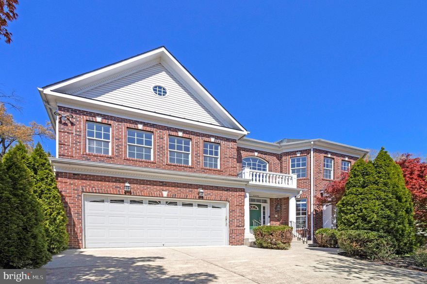 Brick-front residence thoughtfully built by the original owner, offering over 5800SQFT of beautifully finished living space across three levels. Combining timeless design, quality construction, and exceptional functionality, this impressive home is ideally located in the heart of McLean. Filled with natural light from an abundance of windows, the sun-drenched interior features a modern open layout, 9 feet ceilings on all three levels, and spacious living areas designed for both everyday comfort and entertaining. A dramatic two-story foyer welcomes you into elegant formal living and dining rooms, with a bay window enhancing the space with natural light and charm. The expansive family room with gas fireplace offers the perfect gathering space for daily living and entertaining, enhanced by recessed lighting that continues through the areas. The gourmet kitchen serves as the heart of the home, featuring a large center island with statement pendant lighting, upgraded quartz countertops and backsplash, abundant cabinetry, and seamless flow into the main living areas. Adjacent to the kitchen is a bright breakfast area overlooking the backyard. A main-level bedroom or office provides excellent flexibility, with a full bath conveniently located nearby. The upper level features a luxurious primary suite with tray ceiling, sitting area, and a large picture window overlooking the backyard. The spa-inspired primary bath includes double vanities, a jetted soaking tub, and a large separate shower. Three additional spacious bedrooms each feature their own en-suite bathroom. A bright and open loft offers flexible space for a playroom, lounge, or potential additional bedroom. A convenient laundry room is located on the upper bedroom level. The fully finished walk-up lower level offers outstanding flexibility with a private bedroom suite ideal for au pair, guests, or extended family, complete with its own laundry area. A spacious recreation area with built-in wet bar creates the perfect setting for entertaining, while the large theater room with Bose sound system delivers an exceptional movie-night experience. Durable laminate flooring runs throughout the lower level, adding style and easy maintenance. Step outside to the patio and private backyard terrace surrounded by peaceful greenery and year-round scenic views. Fresh paint throughout the house and gleaming hardwood flooring run throughout the main and upper levels. Additional highlights include two sets of washers and dryers, Tesla EV charger in the garage, upgraded 30-year architectural shingles, and steel beam structural support intentionally added by the owner during construction. All major appliances have been replaced within the past five years. This house is ideally situated in the heart of McLean with exceptional convenience to downtown McLean, Tysons Corner, and major commuter routes including I-66, I-495, and nearby Metro access. Zoned for highly sought-after Kent Gardens Elementary, Longfellow Middle, and McLean High School.
