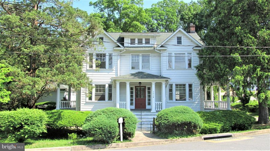This lovely historic home exudes Linthicum Heights charm!  A stately 4 br, 2 bath colonial revival that is loaded with character!  Featuring fresh paint & wood floors refinished to their original beauty!  Generous sized  living room w/ fireplace & doors leading to side porch overlooking gardens. Separate dining room with built in china cabinet.  Huge walk up attic is a blank canvas for future use.