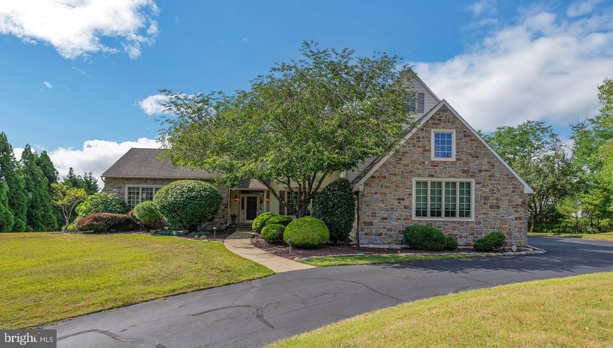 Welcome home to 1001 Marlin Dr in West Chester, situated on an expansive and private 2 acre lot in the highly coveted East Bradford Township in Chester County. This beautiful spacious property offers the best in Chester County living within the exceptionally regarded West Chester Area School District. The 5 bedroom, 4 and 2 half baths home encompass over 5000 SF of living space with an additional 2,000 sq ft finished basement with full in-law suite! The open plan with soaring 9’ ceilings and abundant natural light will delight and makes this home warm and inviting. Enter a central foyer which opens to a formal dining room on the right, and the living room on the left with a fireplace and vaulted ceilings. Adjacent to the dining room is a butler’s pantry and gourmet kitchen which serves as the hub of the home. A large island with seating, double wall ovens, a wine fridge, abundant wood cabinetry are a few of the special features. The spacious eat in section with sliders to the deck leads to the great room with fireplace and built in window seats. Off the opposite side of the family room is the home office.  Here you will find plenty of space and natural light to enjoy your workday from home. Outside, running along the back of all these spaces is an incredible deck, overlooking the lush and level back yard, with all the space you will need for entertaining or enjoy a quiet night at home. On the upper level of the home, the large primary suite is truly special. With a sitting area, 3 walk-in closets, en-suite bathroom you will find a peaceful oasis made for true relaxation. The private en-suite bath offers a soaking tub as well as a walk-in shower, jetted tub and dual vanities. The upper level also incorporates and additional 3 generously sized bedroom; one bedroom with an en-suit bathroom and walk-in closet, completing the upper level is the laundry room and a hall bath. The lower level of the home is finished to contribute nearly 2000 sf of living space, here is where you will find the full in-law suite!  Complete with full bath, bedroom, full kitchen- with stove, dining area, living room and second laundry.  This space can be used for in-laws, au-pair, adult child and much more! The basement is a walkout with an abundance of natural and access to the backyard! Other amenities include an attached three car garage and a Hardi-plank exterior. The current owners meticulously maintained and improved the home during their ownership. Superbly located in Chester County, the community offers close proximities to West Chester and Kennett Boros.