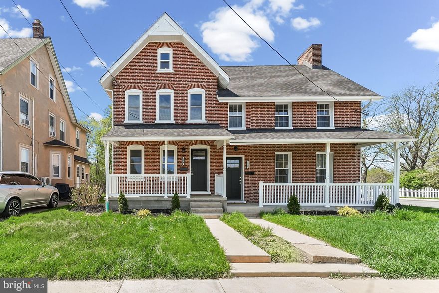 THIS PROPERTY QUALIFIES FOR WSFS'S NEIGHBORHOOD QOPPORTUNITY PROGRAM-A CONVENTIONAL LOAN THAT ONLY REQUIRES 3% DOWN WITH NO MORTGAGE INSURANCE, DISCOUNTED INTEREST RATES, AND NO LENDER FEES! This extensively renovated 4BR/1.5BA brick twin offers the feel of modern living while preserving the character and charm of historic Oxford. The home features three fully finished floors of living space with an open floor plan designed for modern lifestyles. This property has been comprehensively updated throughout, including newer windows, newer roof, new electrical, new plumbing, newer HVAC systems, a completely redesigned kitchen, and so much more! High quality finishes include quartz countertops, luxury vinyl plank flooring throughout, custom tile shower, and new appliances. In addition to the 4 bedrooms there is a bonus room perfect for a home office, play room, or storage. Additional highlights include natural gas, a new rear driveway featuring two off-street parking spaces located as well as 200amp service. With updated systems, modern finishes, and a turnkey interior, this home offers the comfort, efficiency, and appearance of a new home and historic charm. Make your appointment today!