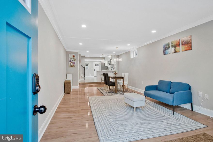 STUNNING END-UNIT IN PIGTOWN - MOVE-IN READY
Welcome to 1102 Carroll Street, a beautiful 3-story end-of-group rowhome that perfectly blends 1890s historic charm with a total modern transformation. This property has been updated from top to bottom, making it the ideal turnkey home for a large or growing family.
Everything in this home is fresh and new. You will find brand-new energy-efficient windows and doors throughout, providing excellent natural light. The interior features gorgeous new flooring across all three levels and a modern kitchen equipped with all-new stainless steel appliances and cabinetry. Every detail has been handled so you can move in without the stress of repairs. New roof replaced in 2025, with 20 year warranty on labor and materials.
As a rare end-unit, this home offers more windows and a brighter atmosphere than a typical rowhome. With three full stories of living space, there is plenty of room for multi-child families to have their own private areas. The spacious layout ensures that everyone has the room they need to grow and thrive.
Located in the heart of the Pigtown/Washington Village historic district, you are just blocks away from the expansive Carroll Park, local shops, and major stadiums. Enjoy the classic Baltimore brick aesthetic in a neighborhood known for its strong community spirit and convenient access to I-95 and downtown.
This is a rare opportunity to own a fully updated piece of Baltimore history. Schedule your showing today and see why this is the perfect place for your family to call home.