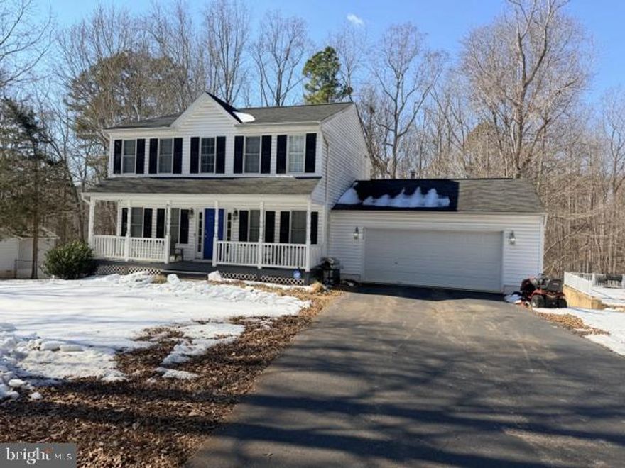 Spacious 3-Bedroom Home on 1 Acre – Prime Location with Endless Potential! Don’t miss your opportunity to own this 3-bedroom, 2.5-bath home offering over 1,800 sq ft of living space and an unfinished walk out basement, conveniently located just minutes from Rt 1 and the New Kalahari Water Park! This three-level home welcomes you with an open foyer leading to a formal dining room featuring elegant crown molding and chair rail details. The cozy living room boasts durable LVP flooring and a gas fireplace — perfect for relaxing evenings at home. The kitchen is tasteful with stainless steel appliances and quartz countertops. Upstairs, you’ll find three generously sized bedrooms, including a spacious primary suite complete with a walk-in closet and a private bath featuring a garden tub and shower.  The unfinished walk-out basement offers incredible potential to create additional living space, a home gym, office, recreation room, or whatever suits your lifestyle. An extended two-car garage provides ample storage space and room for a workshop area. The home also includes a buried Amerigas tank, gas hot water heater, and gas heat for efficient comfort.  Situated on a full 1-acre lot with no HOA, you’ll enjoy the freedom and flexibility to truly make this property your own. Being sold “AS IS,” this home just needs a little love to shine — a fantastic opportunity to build equity and customize to your taste. Schedule your showing and make your offer today — this opportunity won’t last long!