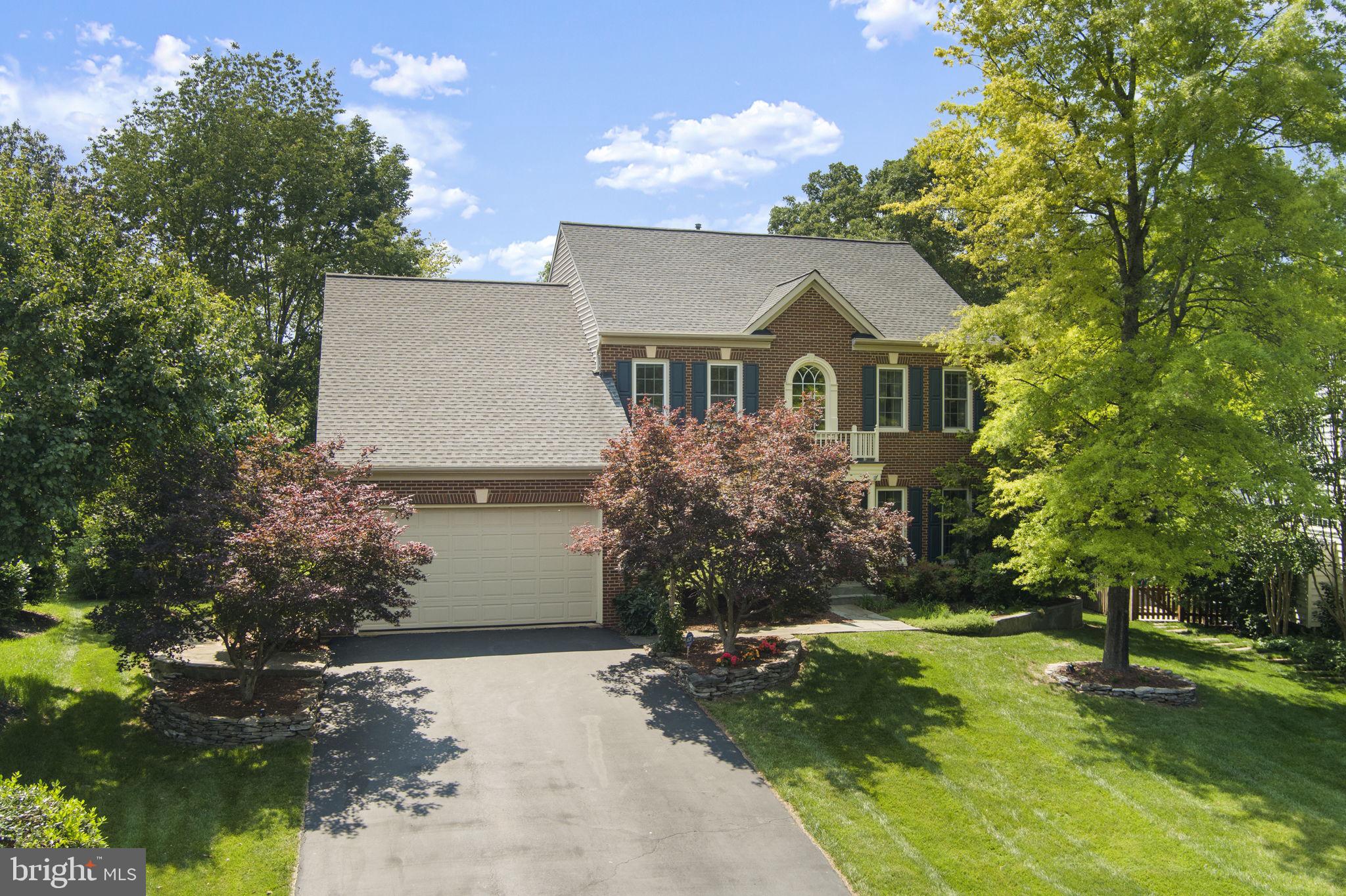 Stunning Braemar Colonial with in ground Pool, Theater Room & Over $150K in Outdoor Upgrades!
Perfectly situated on a premium cul-de-sac lot backing to private HOA wooded land, this beautifully upgraded 4-bedroom, 3.5-bath colonial offers over 4,200 square feet of finished living space across three meticulously designed levels—ideal for everyday comfort and exceptional entertaining.
Step into a backyard oasis featuring an Anthony Sylvan in-ground pool (30,000 gallons, 9-ft deep) with a brand-new pool heater and custom pool cover, surrounded by gorgeous blue flagstone hardscaping and a massive 950 sq ft Trex deck—perfect for family gatherings. Follow the stone walkway to the professionally landscaped yard with 10-zone in-ground irrigation leading to your natural stone fire-pit patio (250 sq ft).
A welcoming two-story foyer opens to gleaming hardwood floors, elegant moldings, and abundant natural light. The formal living and dining rooms are defined by decorative columns and updated lighting. Work from home in the private main-level office with an elegant hardwood cherry desk/bookcase (conveys). The family room impresses with a cathedral ceiling, transom-topped windows, dual ceiling fans, and a cozy gas fireplace framed by custom trim.
Enjoy a true gourmet kitchen with 42” raised-panel cabinetry, granite counters, stainless steel appliances—including a gas cooktop, double wall oven, wine chiller, and upgraded dishwasher—plus a stylish tile backsplash and oversized center island with bar seating. The sunny breakfast area opens to the deck for seamless indoor-outdoor living.
Retreat to the spacious owner’s suite with plush carpet, lighted ceiling fan, walk-in closet, and a spa-inspired bath complete with dual vanities, corner soaking tub, glass-enclosed shower, and private water closet. Three additional bedrooms and a full hall bath complete the upper level.
Fully finished and designed for fun! The basement boasts a large rec room, game area, and custom pub-style wet bar with refrigerator, kegerator, and dishwasher. Enjoy movie nights in your private theater room with 7.1 Dolby system (conveys).
Updates Upstairs HVAC 2022, ADT Security System 2024, Arlo Outdoor Security Cameras 2024, GAF Master Elite Timberline HD Roof 2017, Pella 350 Windows & Custom oversized Sliding Door 2019, Hot Water Heater 2019, Movie Room System 2020, 2-Car Garage with Gladiator Wall System & Cabinets, Pool Heater 2025, Custom Pool Cover 2025-ordered NEW and will be installed by Anthony Sylvan this fall upon closing