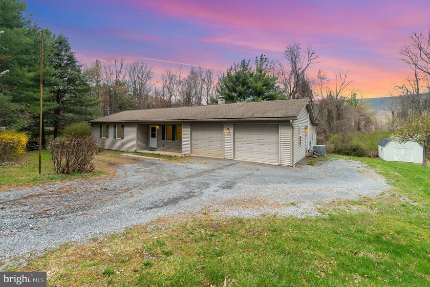 Spacious 4-bedroom rancher situated on a double lot totaling 1 acre in Chambersburg School District. This well-maintained home features an open main living area great for entertaining family and friends, a cozy wood burning stove in the living room, a dedicated dining area, a bright eat-in kitchen with ample countertops and cabinetry, and a spacious family room with access to the main deck. The owner's suite is situated away from the other bedrooms and features a walk-in closet, an attached bathroom with double sinks and a tile walk-in shower, and a private deck perfect for morning coffee and taking in the views. The home also features three additional bedrooms, one with an attached half bathroom, an additional full bathroom, and main floor laundry. Recent upgrades include new flooring, a new hot water heater installed in 2023, new a/c system installed in 2024, and a new dishwasher just installed this year, all offering peace of mind for years to come. Outdoors features two decks, three sheds, and a spacious and private tree-lined lot for outdoor enjoyment. Conveniently located close shops, dining, Michaux State Forest, Caledonia State Park, the Appalachian Trail, golf courses, parks, and a short drive from Gettysburg, Chambersburg, Shippensburg, Waynesboro, and the PA/MD line.