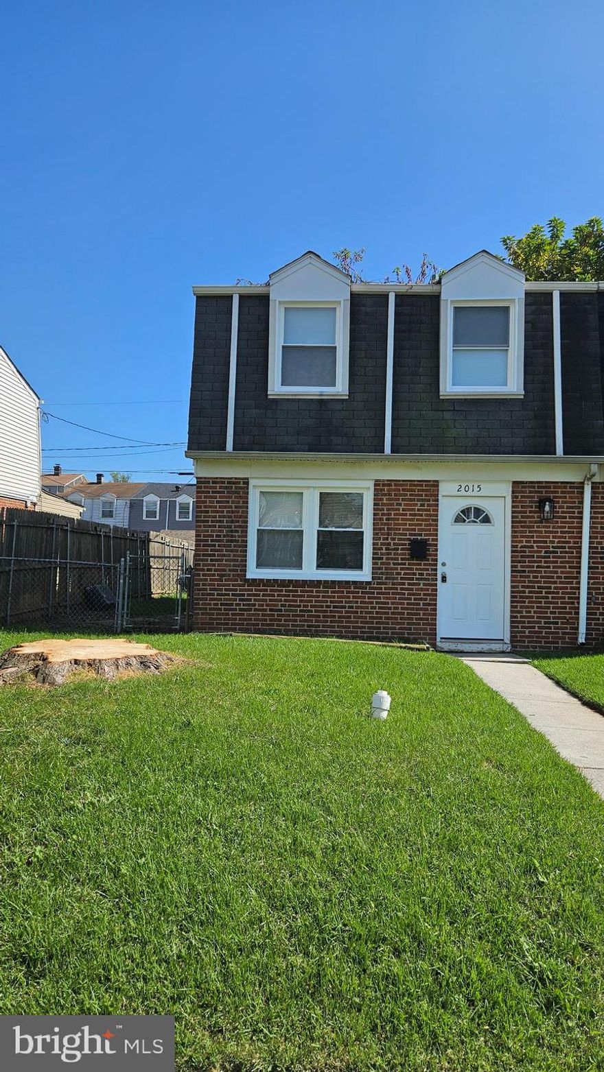 Brand new renovation. 3 bedroom 1 bath. No basement. Stainless appliances, quartz countertops, Washer, Dryer, LVP flooring, fresh paint, etc. New windows and HVAC to keep utility bills down. Large Fenced back yard. End of group townhome.