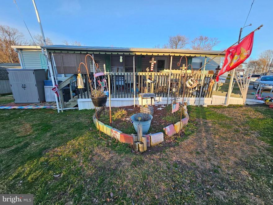 Come find this three bedroom two bath mobile home with many upgrades. New heat pump 5/2018, new furnace 4/2024,  2022 new roof, new skylights, and updated master bath. Enjoy entertaining on the covered 10 x 20 ft porch and 12 x 22 canopy.  In 2022 when furnace was installed all new insulation was added. Come visit your new home! Buyers must be approved by the park and application is available at the Park office.