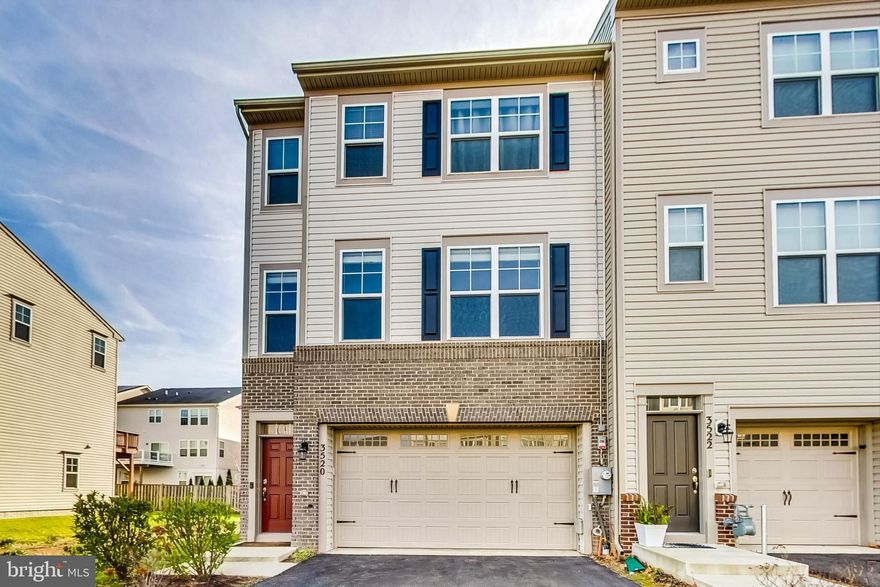 Welcome to this stunning 4-bedroom, 3.5-bathroom end unit townhome located in Silver Spring, MD. This spacious and modern house boasts an open floor plan, allowing for seamless flow and ample natural light throughout. The gourmet kitchen is a chef's dream, featuring sleek stainless steel appliances that are perfect for preparing delicious meals. A large, sunny dining room opens up to a spacious balcony. Upstairs, discover the primary bedroom with ensuite bath and a walk in closet! Washer and dryer are conveniently located on the second level. Two additional bedrooms and a full bath complete this level. Lower level boasts a fourth bedroom with ensuite bath and walk in closet! With a 2-car garage, parking will never be an issue, providing convenience and peace of mind. This 3-level end unit offers privacy and tranquility, ensuring a comfortable living experience. Whether you're hosting gatherings or simply enjoying your own space, this house provides the perfect backdrop for creating lasting memories. Don't miss the opportunity to make this house your home.  Check the Virtual Tour.
