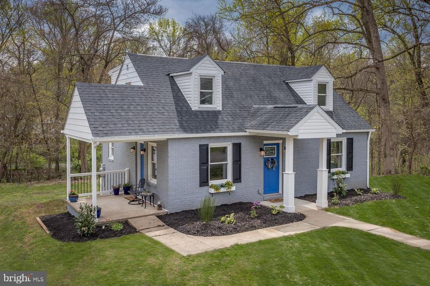 Rare gem in the Town of BelAir overlooking the Ma & Pa Trail featuring your very own personal path leading directly to the trail. This home sits on 1.67 acres at the end of a no-thru-street for privacy, with great potential to make the outside living space your own paradise.  This property can accommodate a large vehicle such as a RV.  Very short distance to town with many restaurants, coffee shops and retail shops.  This fully-renovated, traditional Cape Cod has all of todays upgrades and finishing touches! It features 4 Bedrooms (Master suite on main floor), 3.5 bathrooms, new kitchen with soft closure shaker cabinets, kitchen island, granite counter tops, stainless steel appliances, beautiful sun room for sitting or dining and a fully-renovated basement. Other features include a new roof, new plumbing, new electric, recess lighting, new HVAC, tankless, water heater, new bathrooms, some new windows, egress window in basement bedroom and two Cape Cod rooms. House is fully permitted.  Come see this beauty! Upgrades can be found on disclosures.  email me at betty@bettyshock for map of property