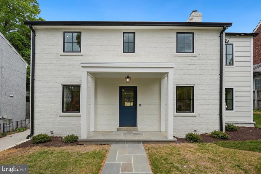 OPEN HOUSE 2:00 - 4:00 pm, Sunday, May 4, 2025! Breathtaking, total renovation and expansion by Caroma in conjunction with the firm of Cunningham l Quill Architects, PLLC! This stately colonial is nestled in AU Park on one of its quiet's streets! Thanks to its location, the home is bathed in natural light. 

The spacious Main Level invites you to an entrance foyer flanked by a comfortable living room and large, elegant dining room, a butler's pantry, a superb top-of-the line kitchen open to a wonderful family room with fireplace and a wall of glass with doors (sliders) which fully open to the delightful patio and fenced, level yard, and outdoor kitchen. A half bath and two large storage and coat closets complete this level.

The Upper Level boasts a fabulous primary bedroom and luxurious en-suite spa-like bath, walk-in closets, and sitting area. Bedroom #2 also has an en-suite bath, while Bedrooms #3 and #4 share a hall bath. Front-loading washer and dryer and generously sized hall closet are conveniently located on this level.  A storage attic is above. 

The Lower Level consists of Bedroom #5, full bath #4, and a large, walk-in storage closet, and a spacious utility and storage room.

Head just a few blocks east and you are at Janney Elementary, the Tenleytown Library, restaurants and stores, including The Container Store, Target, Guapo's, and the Tenley Metro! Wegman's, Leidl, Tatte, and the post office are just a few blocks south on Wisconsin Avenue. Proceed down Windom Place just a few blocks west and you are at the site of a grocery store being built in conjunction with The Lady Bird development, and Spring Valley shopping center with more stores and restaurants, including Crate & Barrel, Compass Coffee, Pizza Paradiso, Millie's Bluestone Lane Cafe, and Wagshal's Deli and Market. Friendship Recreation Center "(Turtle Park") with tennis and basketball courts, playing fields, a tot lot and more, is also just a few blocks away! All new windows, top-of-the line appliances, and exquisite finishes throughout make this a most enchanting property to call home!