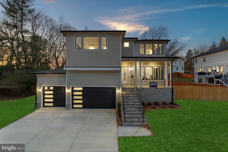 Step into a home where craftsmanship meets contemporary elegance. This stunning residence boasts 7 bedrooms and 6.5 bathrooms, offering an unparalleled blend of space and sophistication. A three-car garage and an expansive driveway welcome you, ensuring both convenience and a grand first impression. Nestled on a picturesque street, this home is a rare find in both design and location.

Inside, 10-foot ceilings create a sense of openness, while 8-foot solid core doors add a touch of refinement. The warmth of site-finished hickory floors guides you through an impeccably designed interior, where every detail has been meticulously curated.

At the heart of the home, the chef’s kitchen is a true showstopper. Outfitted with solid birch cabinetry, a premium Thermador appliance suite, and a Subzero refrigerator, it blends luxury with functionality. Natural light floods the space through Andersen 400 series windows, making it an inviting setting for both daily living and entertaining.

The primary suite is a sanctuary of indulgence, featuring an all-marble spa-like bathroom designed for ultimate relaxation. Thoughtfully chosen light fixtures bring warmth and sophistication, while sleek recessed lighting enhances the modern aesthetic throughout the home.

Designed for both beauty and longevity, this home features a full walkout daylight basement, expanding your living and entertainment possibilities. Custom oak handrails elevate the staircases, showcasing the precision and care poured into every inch of the design.

Step outside to a sprawling, level backyard—perfectly suited for a future pool, outdoor gatherings, or simply unwinding in your private retreat. The exterior is just as impressive, featuring Hardi siding with PVC trim for durability and easy maintenance. Above-code blown cellulose insulation ensures year-round energy efficiency and comfort.

Apex Custom has once again set a new standard in modern luxury. Don’t miss this rare opportunity to own a home where elegance meets functionality—and where endless possibilities await.