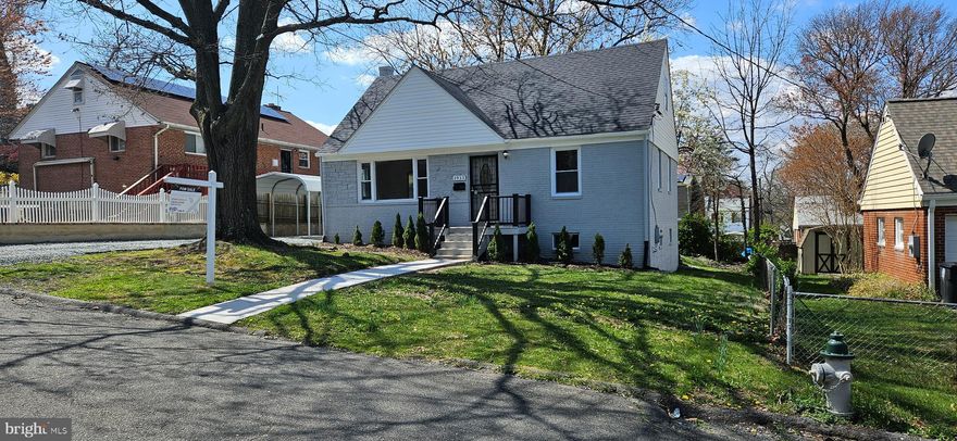 Beautifully updated Cape Cod with new roof located in quiet neighbor just outside the DC city limits.  Close to public transportation as well as convenient access to major commuter routes.